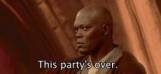 samuel l. jackson party's over GIF by Star Wars GIF