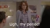 tina fey sick period GIF