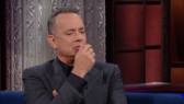 think tom hanks GIF by The Late Show With Stephen Colbert GIF
