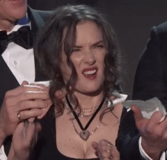 excited winona ryder GIF